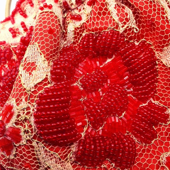 💜 Vintage Beaded Bag - Picture 2 of 4